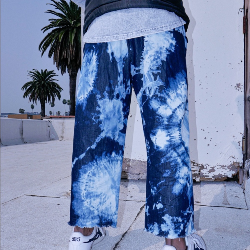StudioBlueLA Bleached Denim Pants